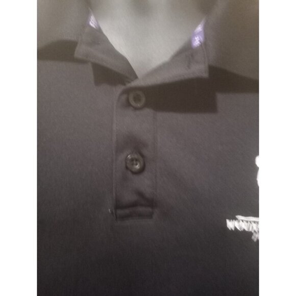 Under Armour Polo Shirt Mens XL Black Freedom Wounded Warrior Project - Picture 3 of 11